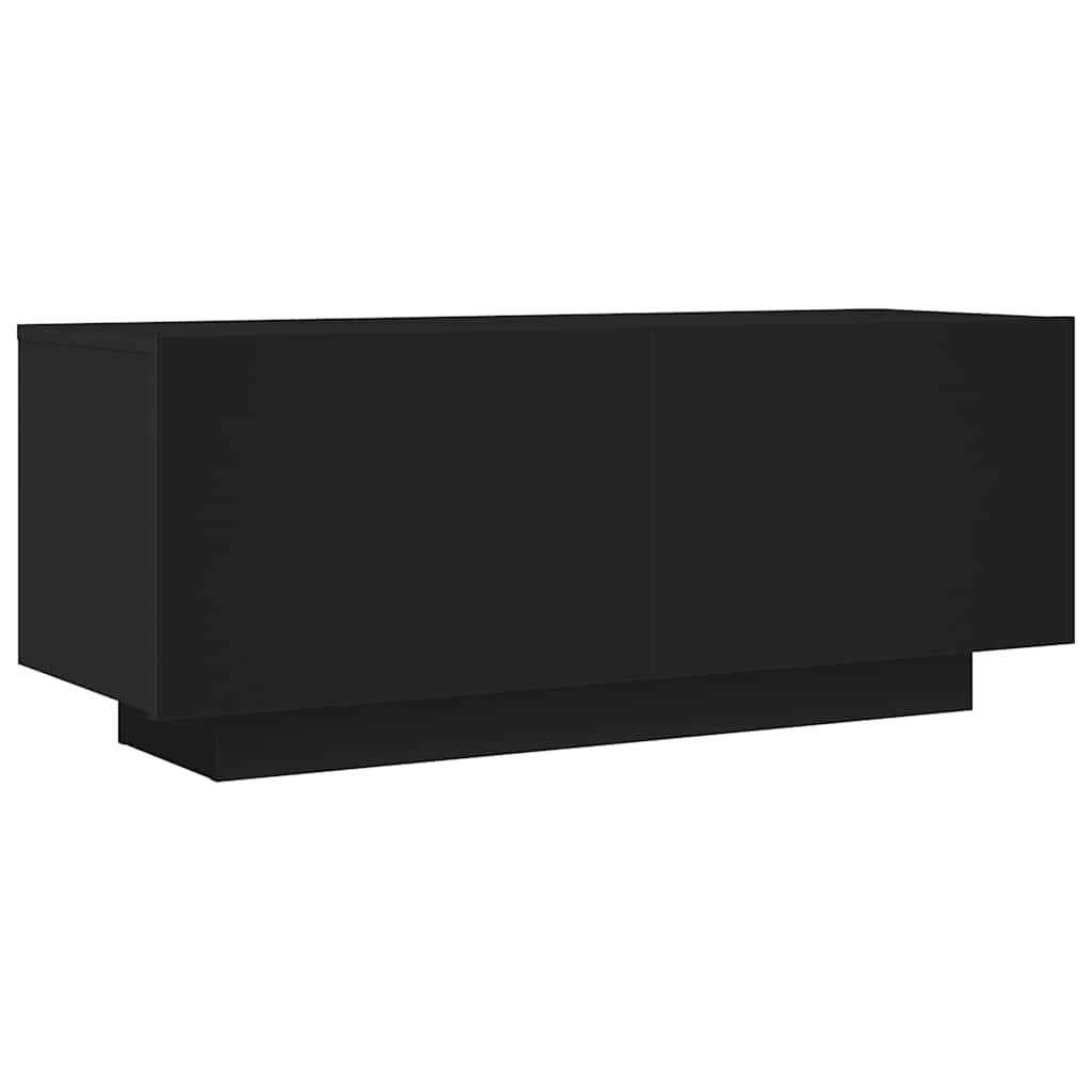 vidaXL TVキャビネット ブラック 100x35x40 cm エンジニアリングウッド